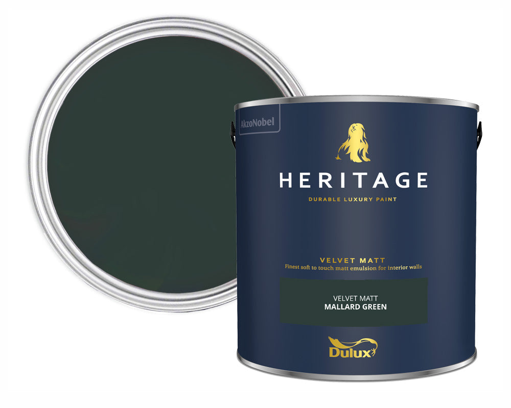 Dulux Heritage Mallard Green Paint Tin
