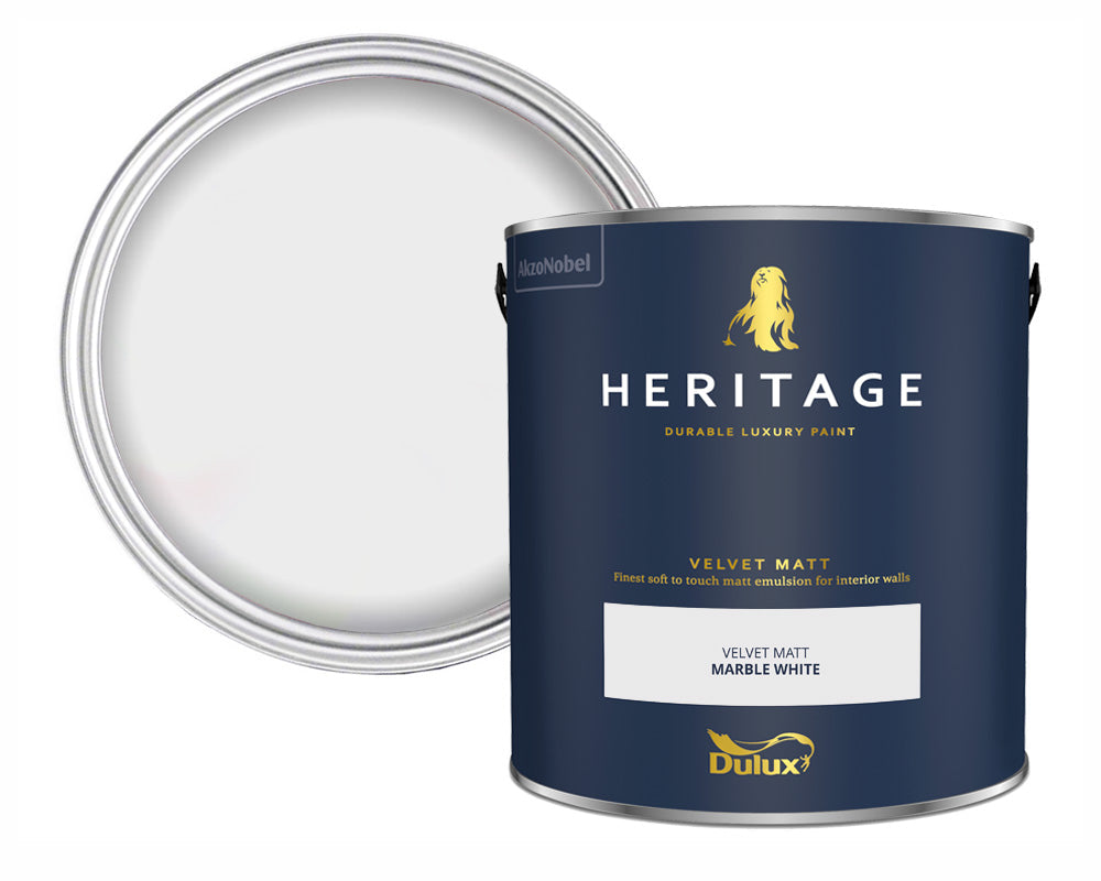 Dulux Heritage Marble White Paint Tin