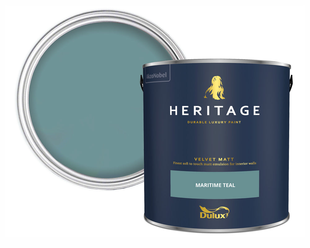 Dulux Heritage Maritime Teal Paint Tin