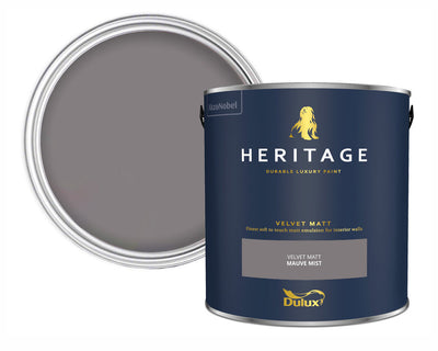 Dulux Heritage Mauve Mist Paint Tin