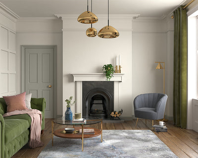 Dulux Heritage Ochre White Paint in Living Room
