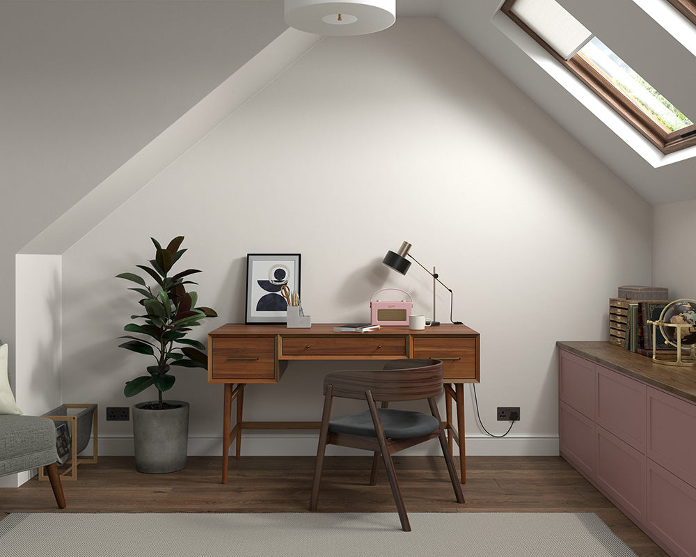 Dulux Heritage Pale Nutmeg Paint in Home Office
