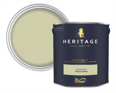 Dulux Heritage Pale Olivine Paint Tin