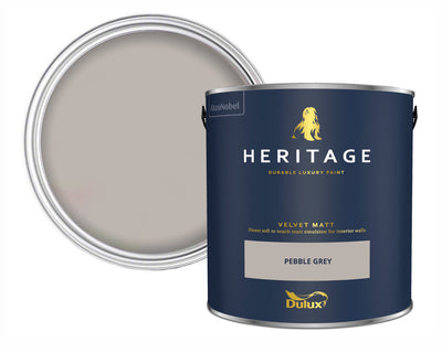 Dulux Heritage Pebble Grey Paint Tin