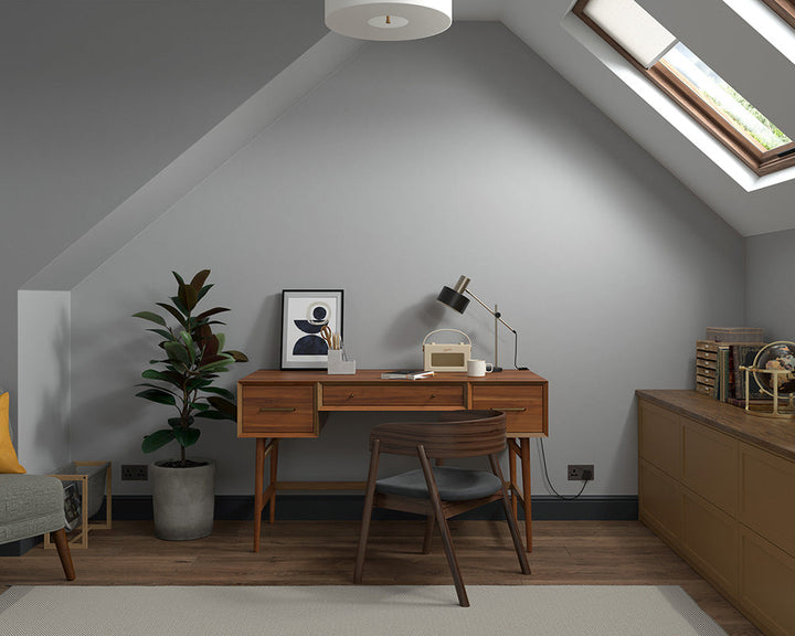 Dulux Heritage Pewter Plate Paint in Home Office