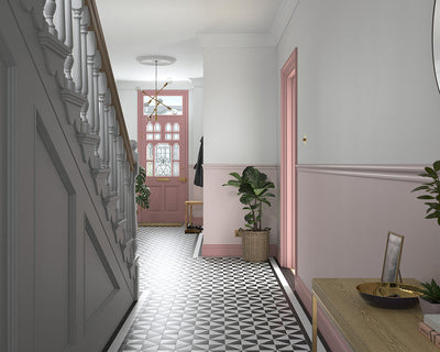 Dulux Heritage Potters Pink Paint in Hallway