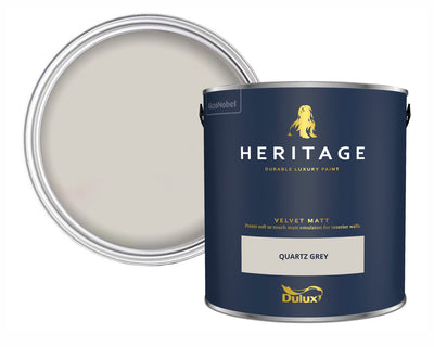 Dulux Heritage Quartz Grey Paint Tin