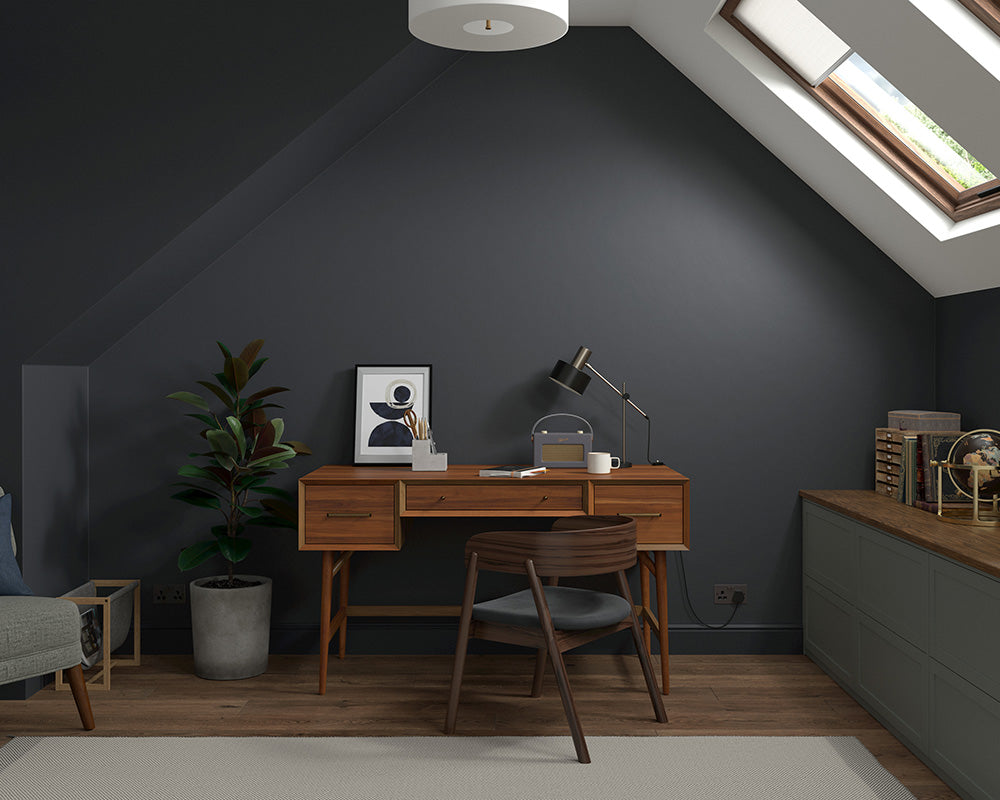 Dulux Heritage Ravens Flight Paint in Home Office