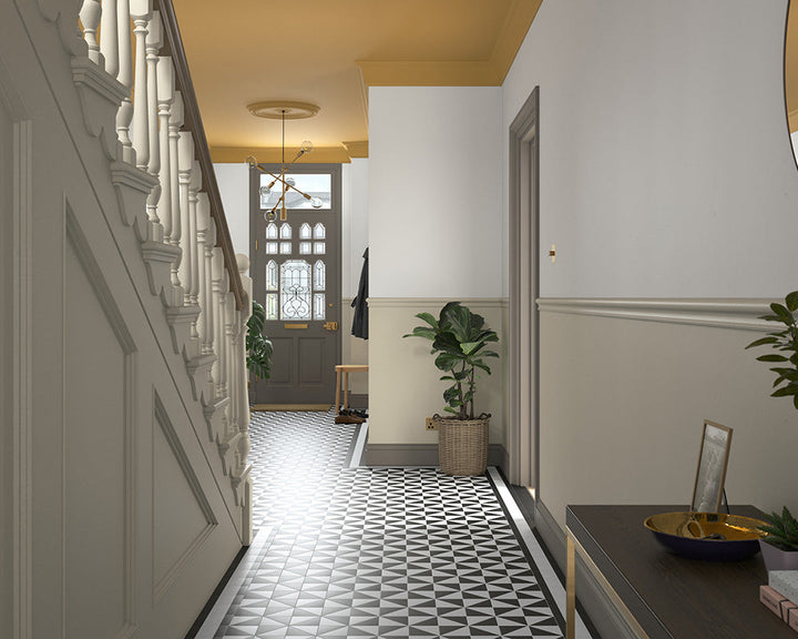 Dulux Heritage Raw Cashmere Paint in Hallway