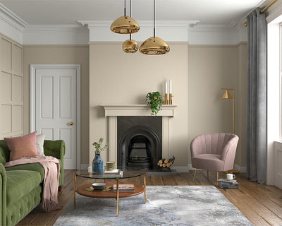Dulux Heritage Raw Cashmere Paint in Living Room