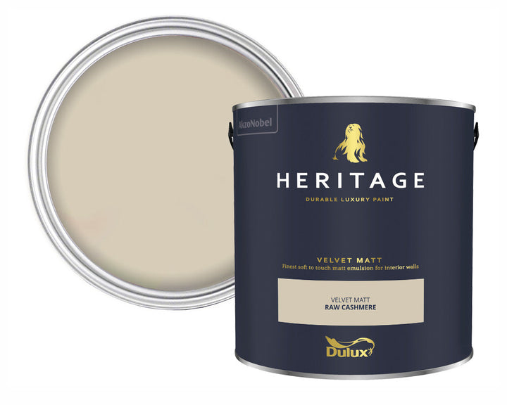 Dulux Heritage Raw Cashmere Paint Tin