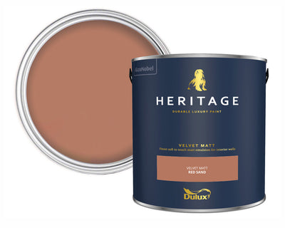 Dulux Heritage Red Sand Paint Tin