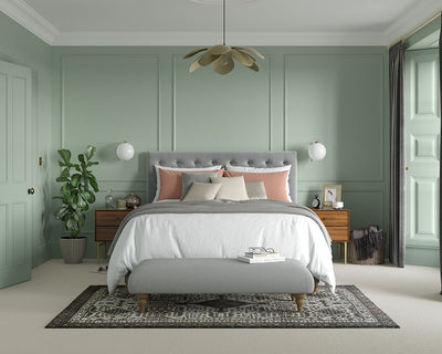 Dulux Heritage Sage Green Bedroom