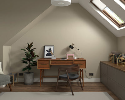 Dulux Heritage Setting Stone Paint in Home Office
