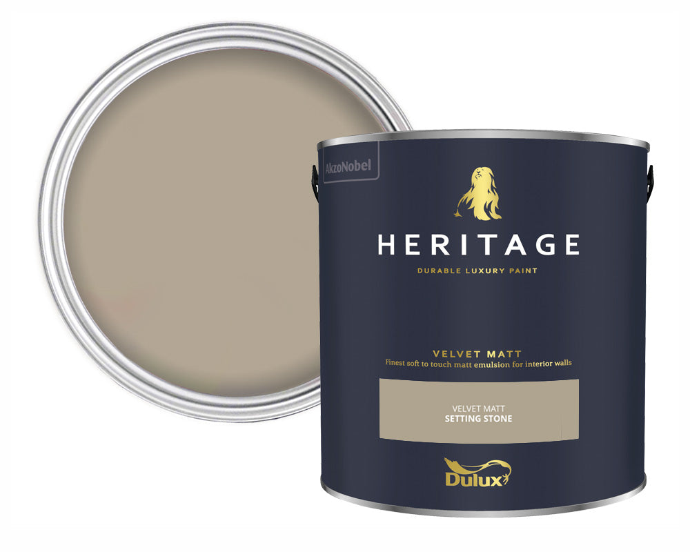 Dulux Heritage Setting Stone Paint Tin