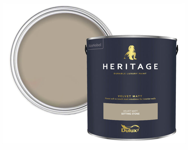 Dulux Heritage Setting Stone Paint Tin