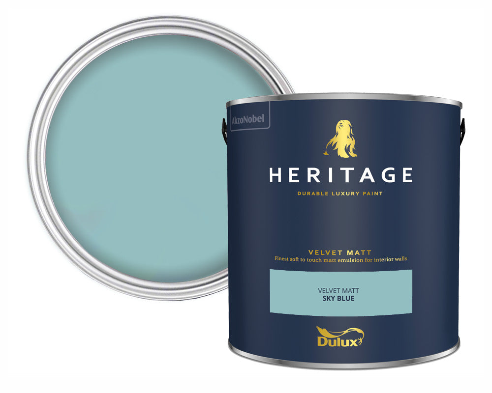 Dulux Heritage Sky Blue Paint Tin