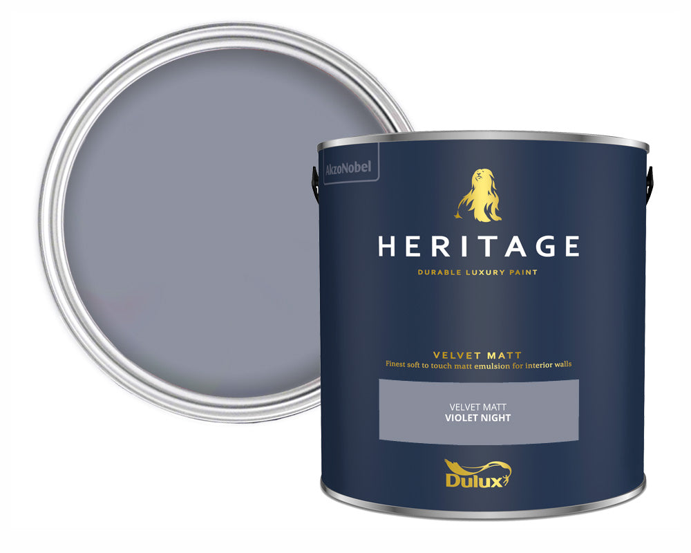Dulux Heritage Violet Night Paint Tin