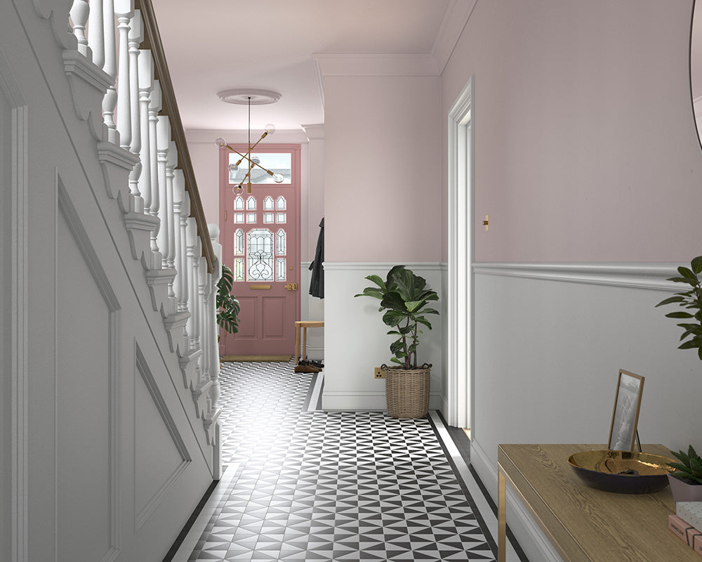 Dulux Heritage Wiltshire White Paint in Hallway