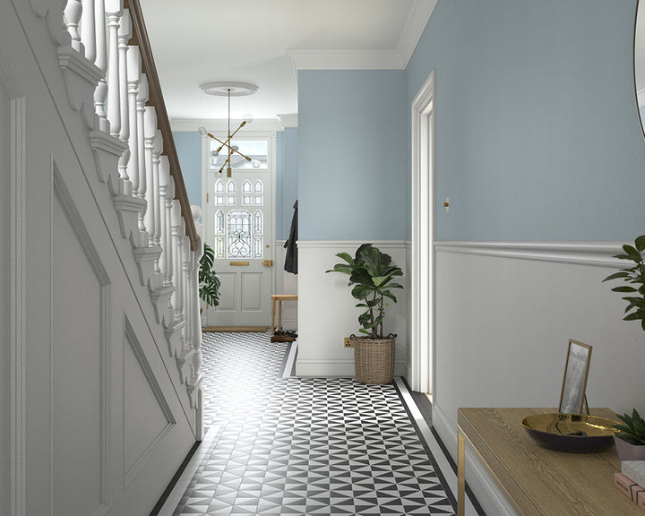 Dulux Heritage Wishbone White Paint in Hallway
