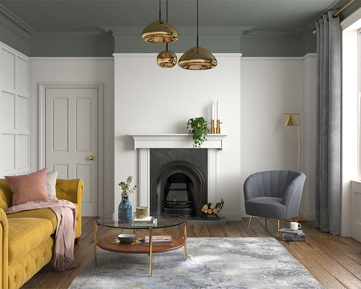 Dulux Heritage Wishbone White Paint in Living Room