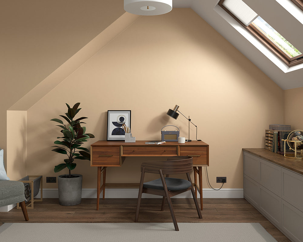 Dulux Heritage Buff Paint in Home Office