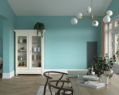 Dulux Heritage Sky Blue Paint in Dining Room
