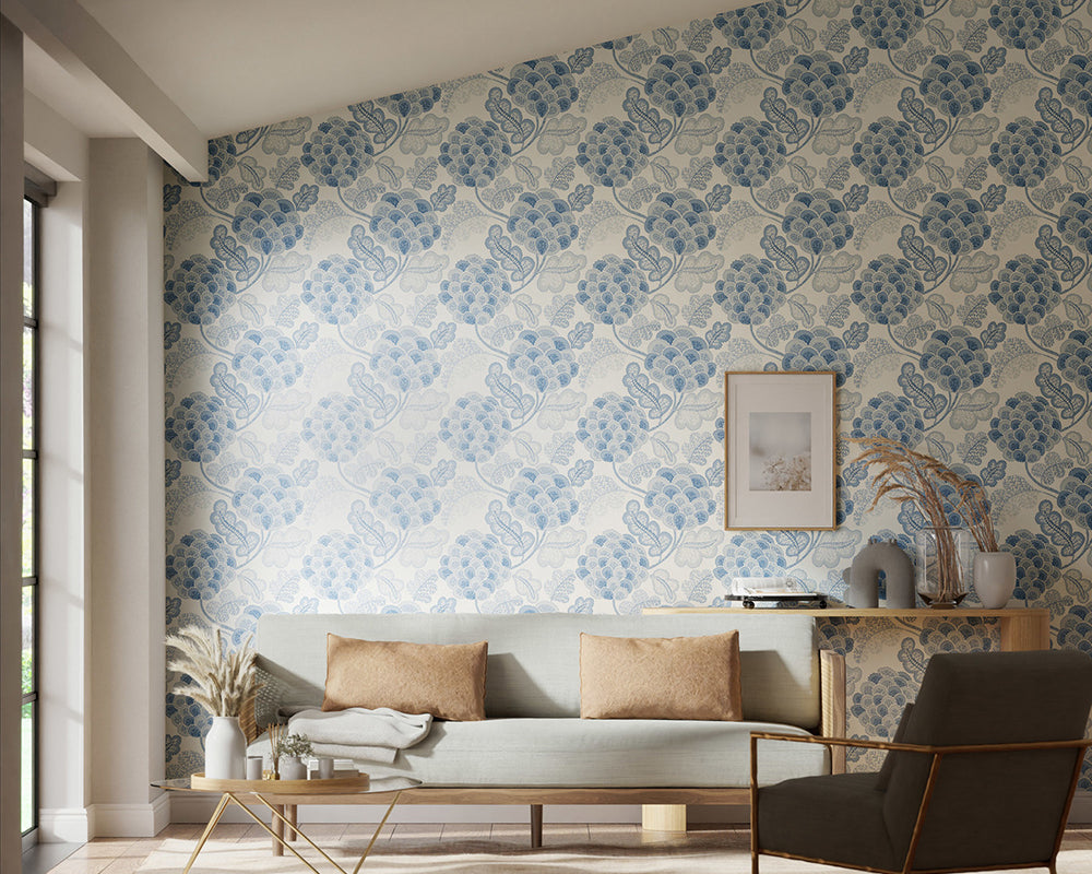 Harlequin Flourish Wallpaper in a home