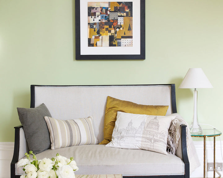 Mylands French Green 187 Paint on living room walls