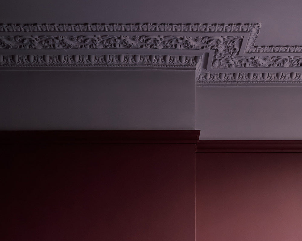 Paint & Paper Library Lady Char's Lilac ceiling detail