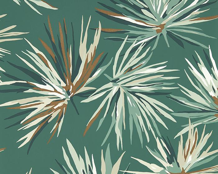 Harlequin Aucuba Forest Copper Wallpaper 112747