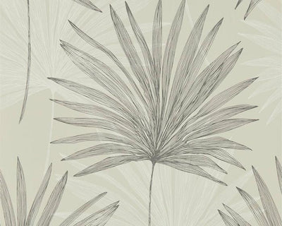 Harlequin Mitende Pewter/Chalk 112230 Wallpaper