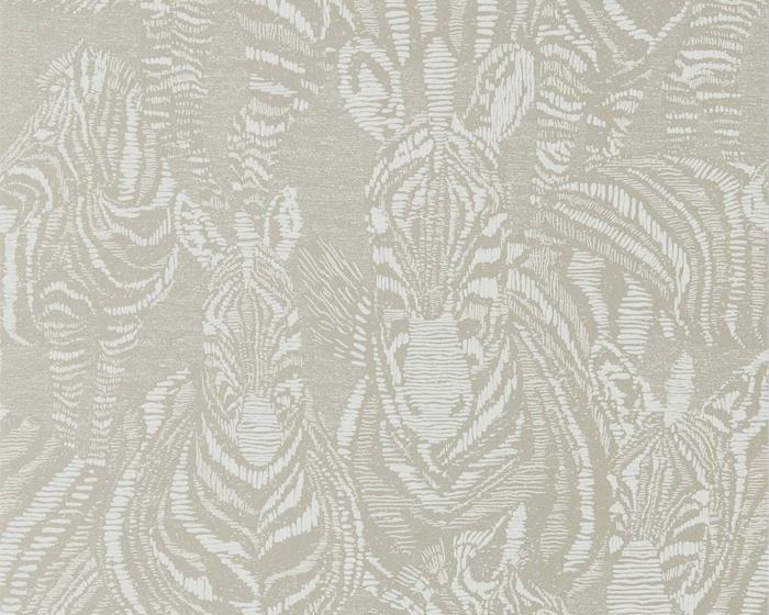 Harlequin Nirmala Platinum/Chalk 112241 Wallpaper