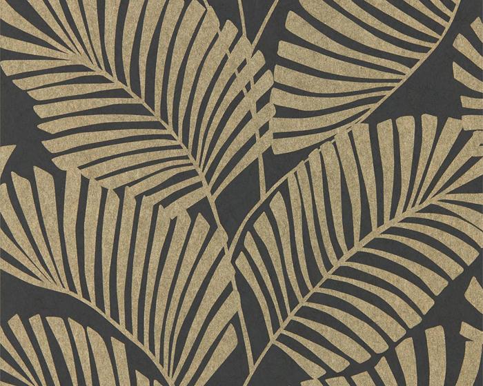 Harlequin Mala Ebony 112141 Wallpaper