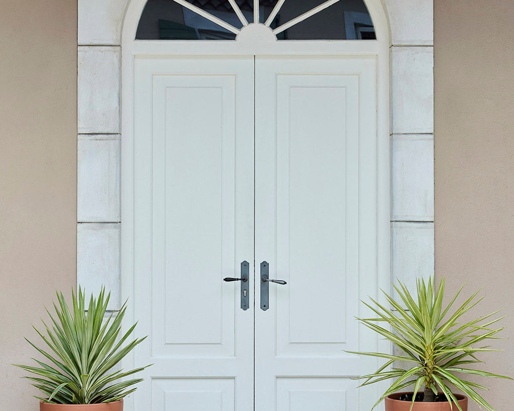 Little Greene Shirting 129 Paint on a front door
