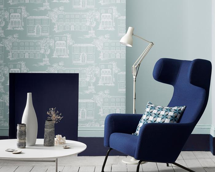 Little Greene Hampstead Cool Grey 0273HACOOLG Wallpaper
