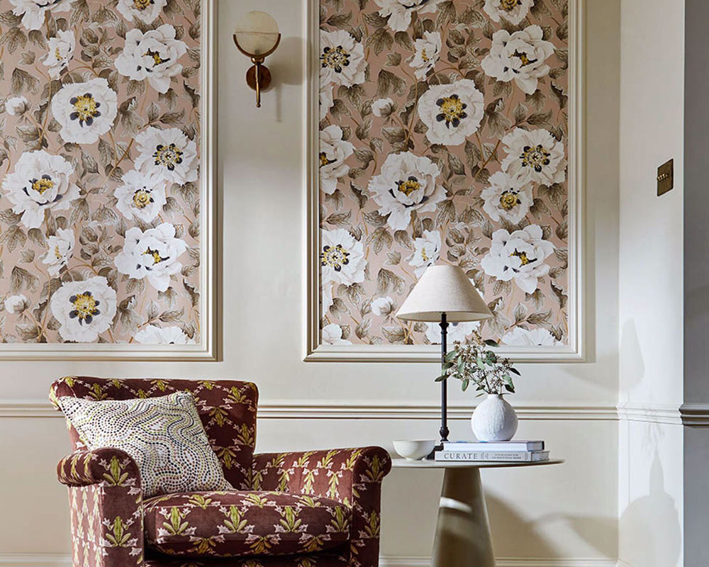 Harlequin Florent Wallpaper in a living space