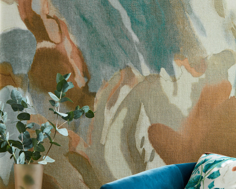 Harlequin Foresta Wallpaper in a living space