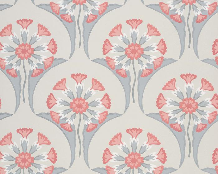 Little Greene Hencroft Bone China 0293ASISLAN Wallpaper