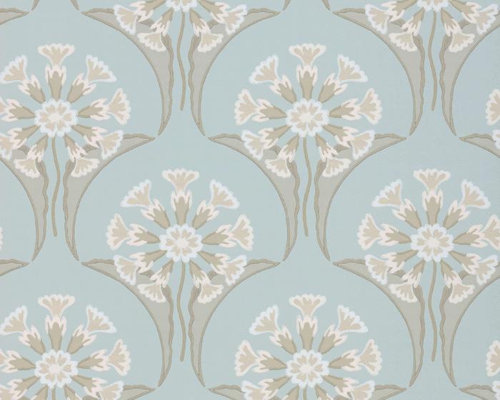 Little Greene Hencroft Celestial 0293ASISLAN Wallpaper