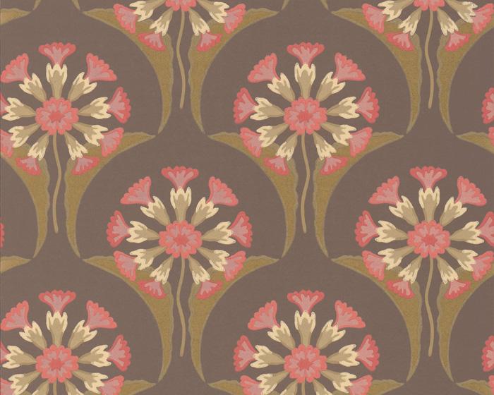 Little Greene Hencroft Maurice 0293ASISLAN Wallpaper