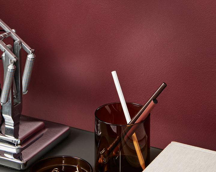 Mylands Huguenot 49 Paint behind a desk