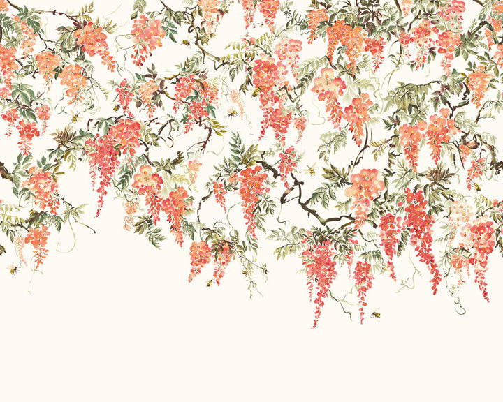 OHPOPSI Trailing Wisteria Mural Wallpaper