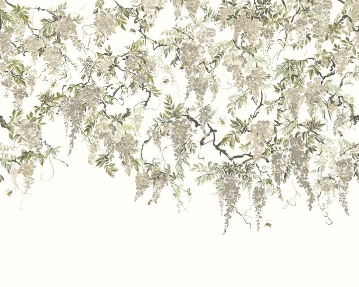 OHPOPSI Trailing Wisteria Mural Wallpaper