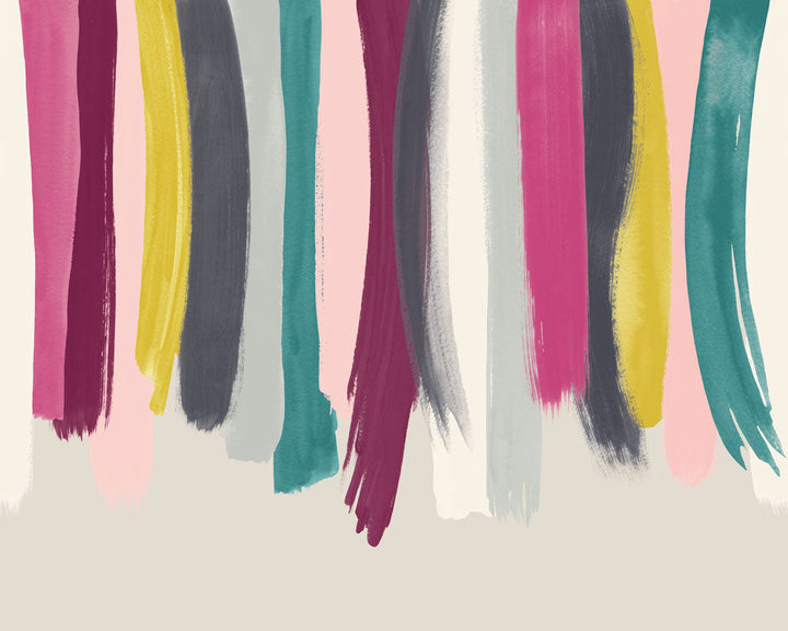 OHPOPSI Blurred Lines Mural Wallpaper