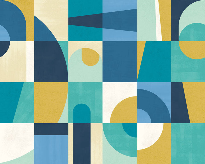 OHPOPSI Blocky Mural Wallpaper