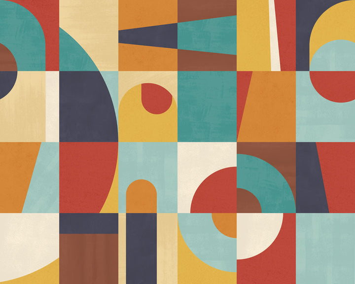 OHPOPSI Blocky Mural Wallpaper