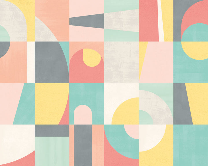 OHPOPSI Blocky Mural Wallpaper