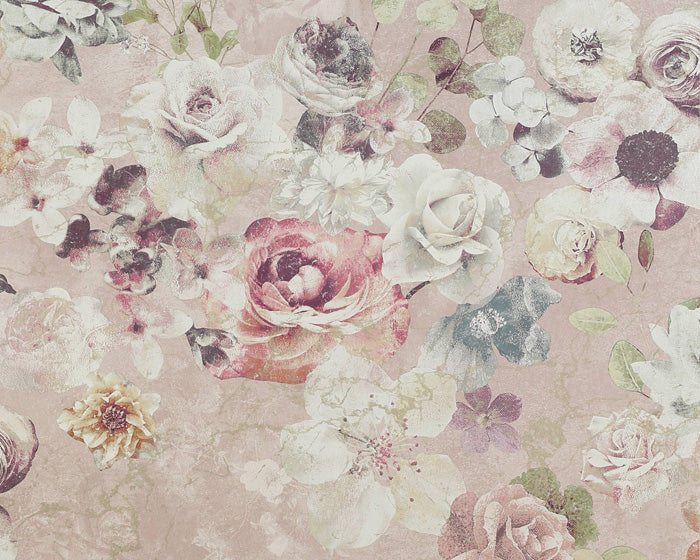 Jane Churchill Marble Rose Wallpaper