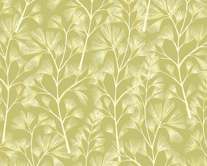 OHPOPSI Arabella Chartreuse Wallpaper JRD50117W